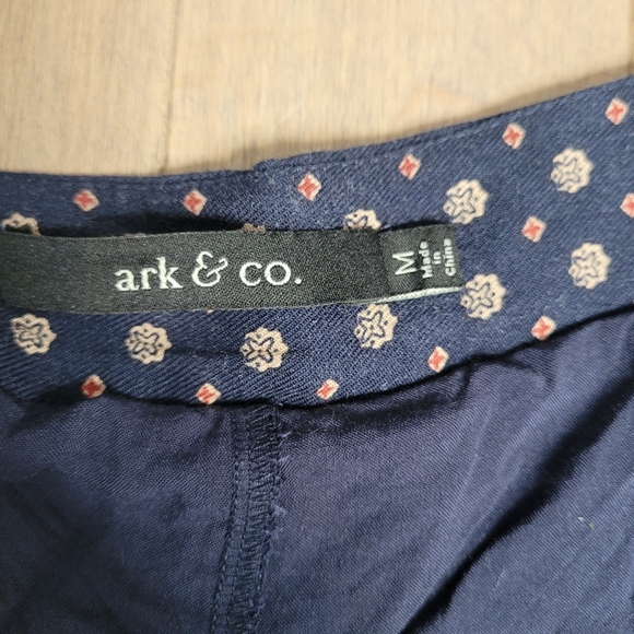 Ark and Co navy blue wide leg shorts size Medium - Picture 12 of 14